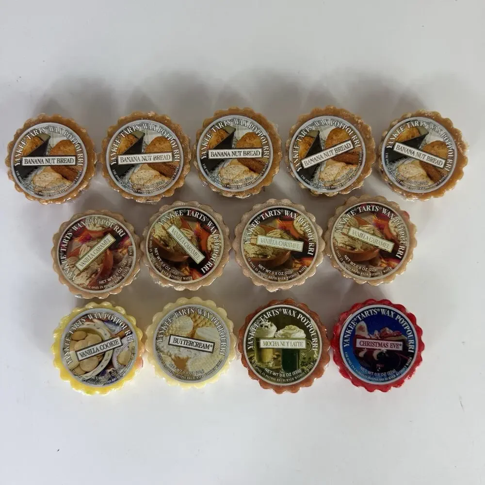 Lot Of 13 New Yankee Candle Tarts Assorted Fragrances